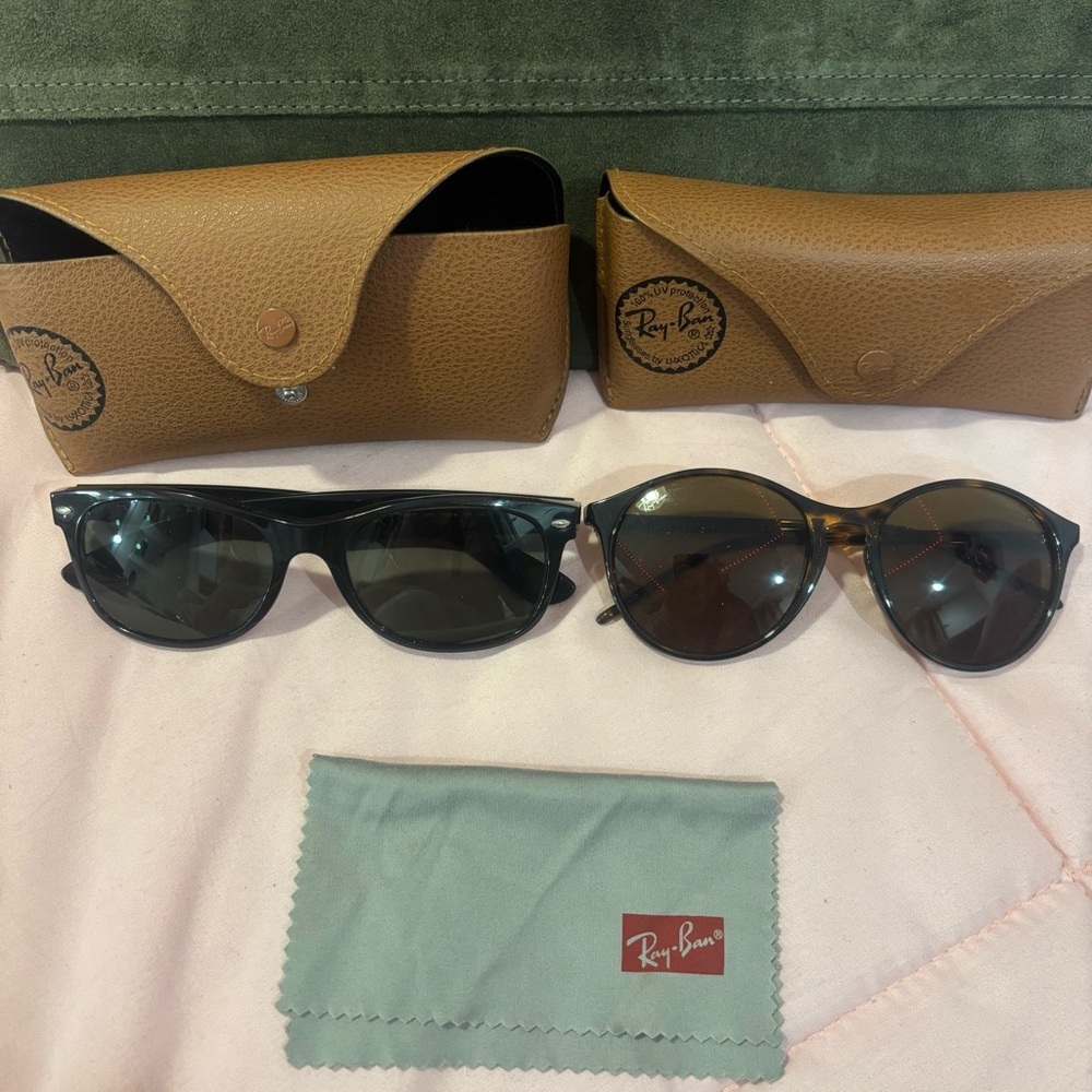 Ray-Ban Black and Brown Sunglasses Duo bundle